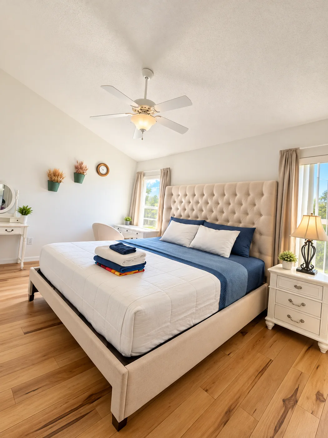 Actual guest bedroom photo for Room 1 at Ease House Orlando