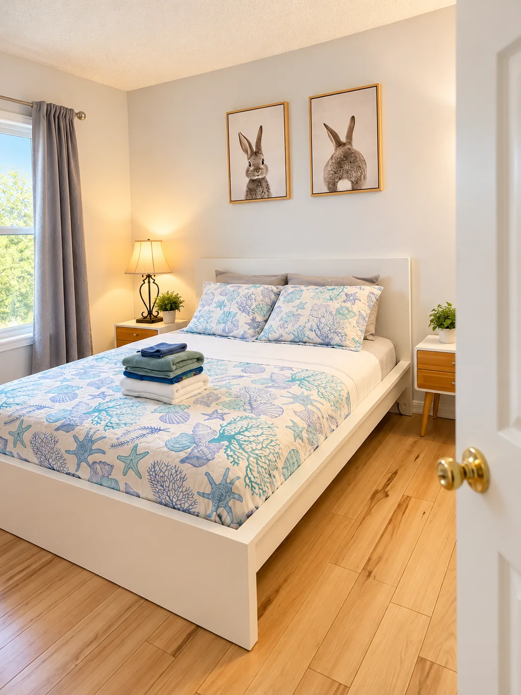 Actual guest bedroom photo for Room 3 at Ease House Orlando